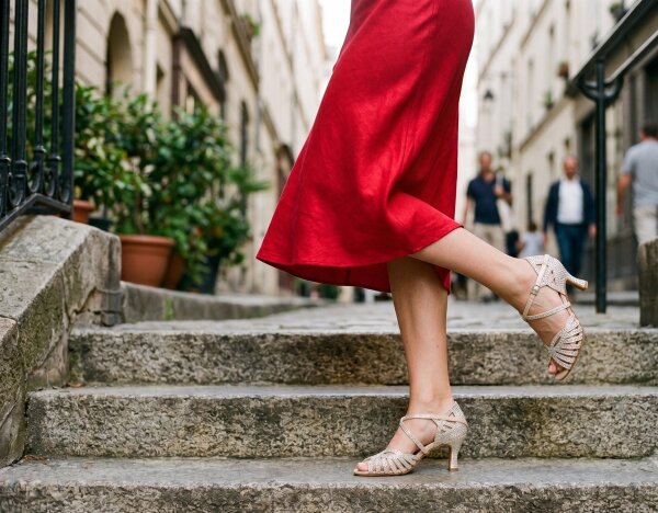 jakie buty pasują do czerwonej sukienki